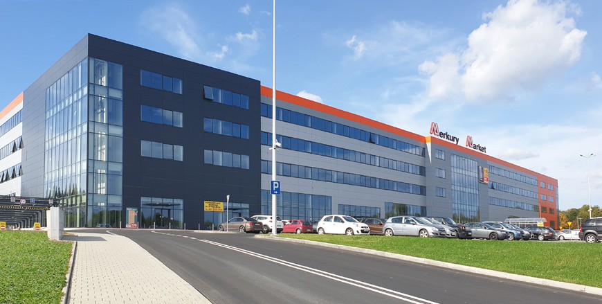 Merkury Market Bielsko-Biała – participation in the construction of a commercial and service pavilion